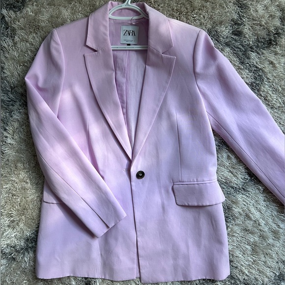 ZARA longline straight blazer - Picture 4 of 6